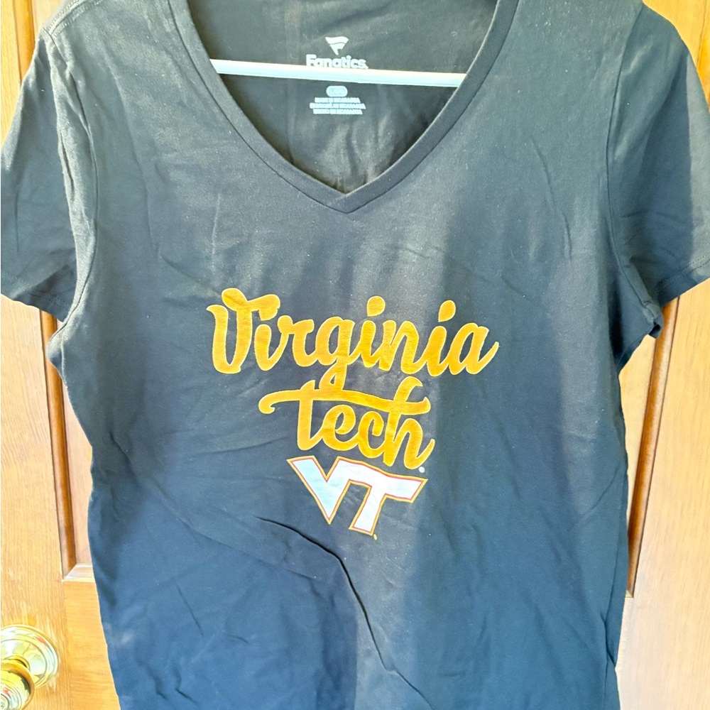 Fanatics Black Virginia Tech Tee